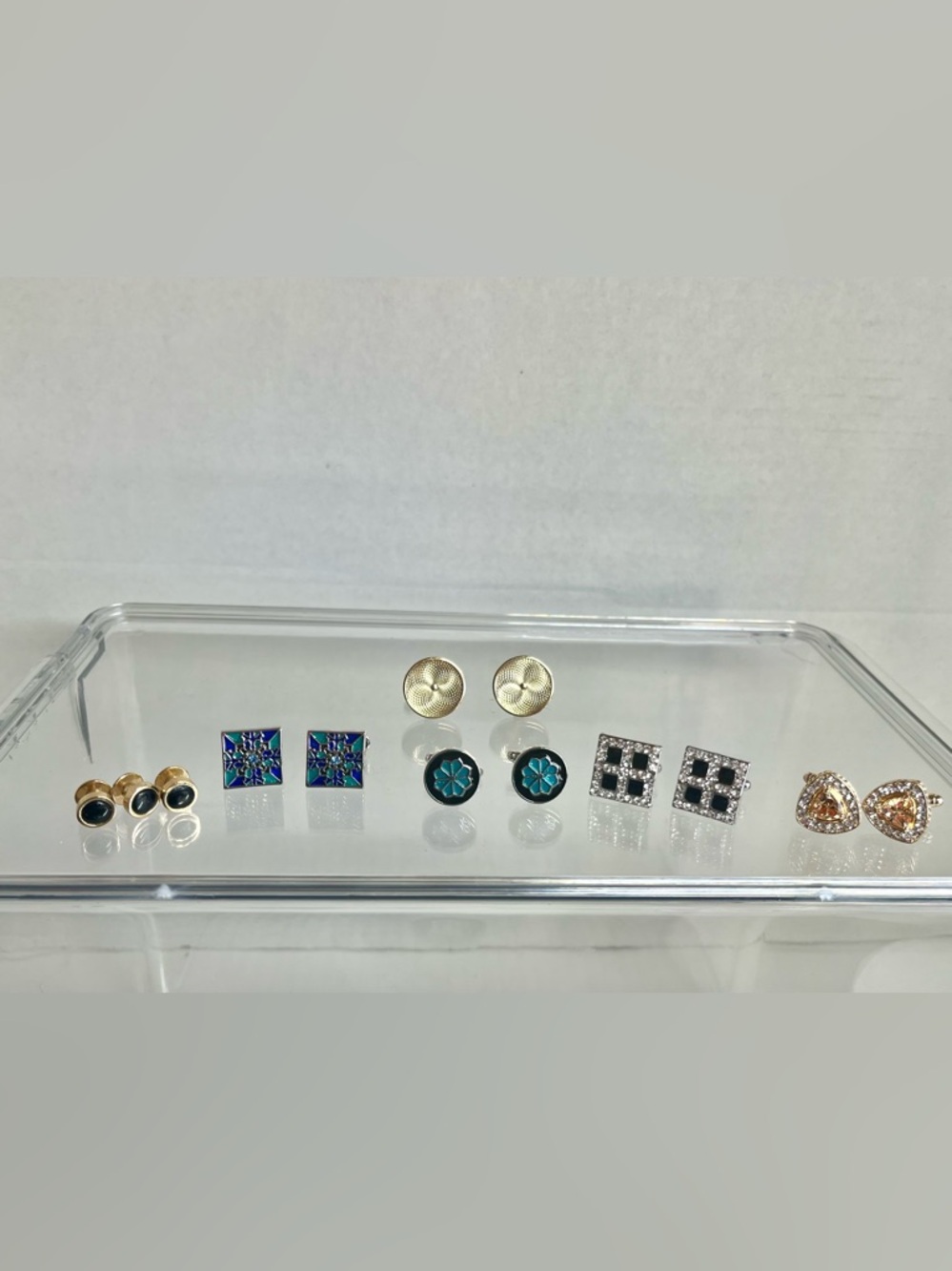NEW ASSORTED SETS (6) MEN'S CUFF LINKS - HIGH FASHION/WEDDING/PROM